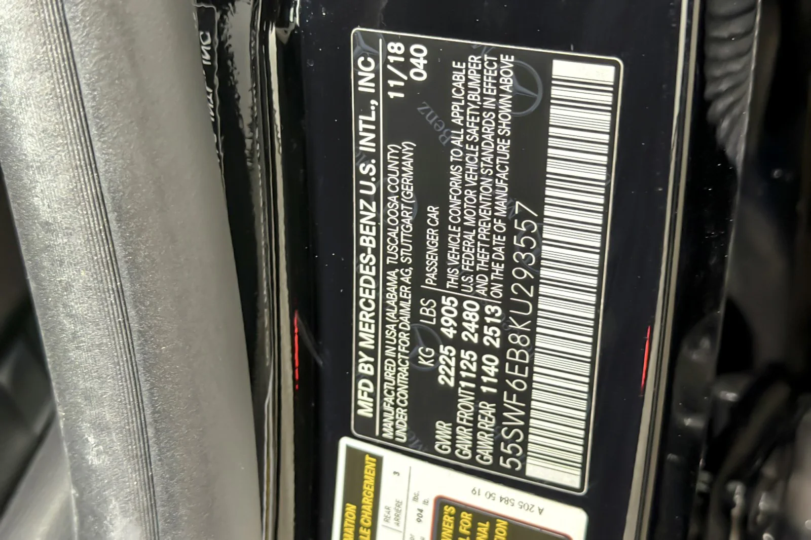 Used 2019 Black Mercedes-Benz AMG® C 43 4MATIC Sedan image 27