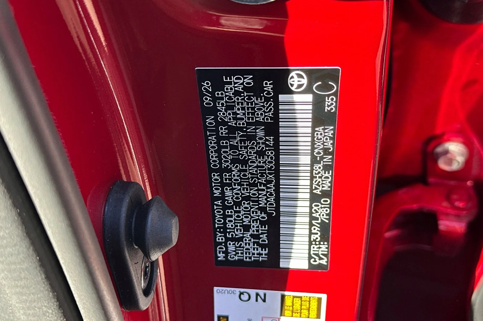 New 2026 Finish Line Red Toyota Limited image 28