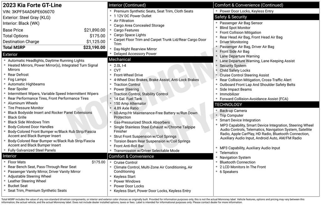 Used 2023 Gray Kia GT-Line image 2