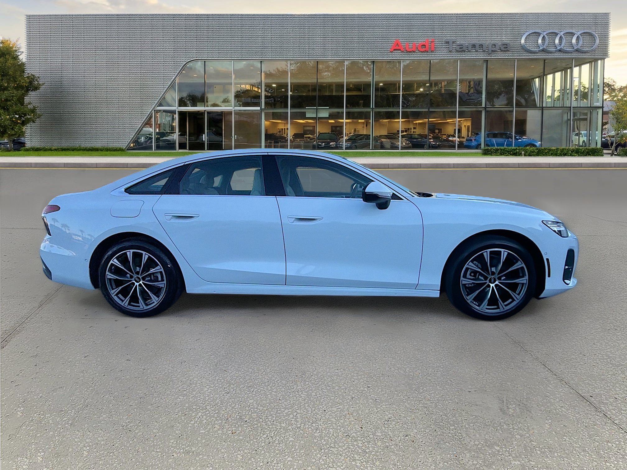 New 2026 Glacier White Metallic Audi Premium image 2