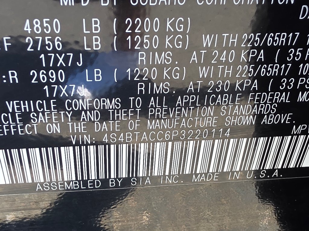 Used 2023 Black Subaru Premium image 35