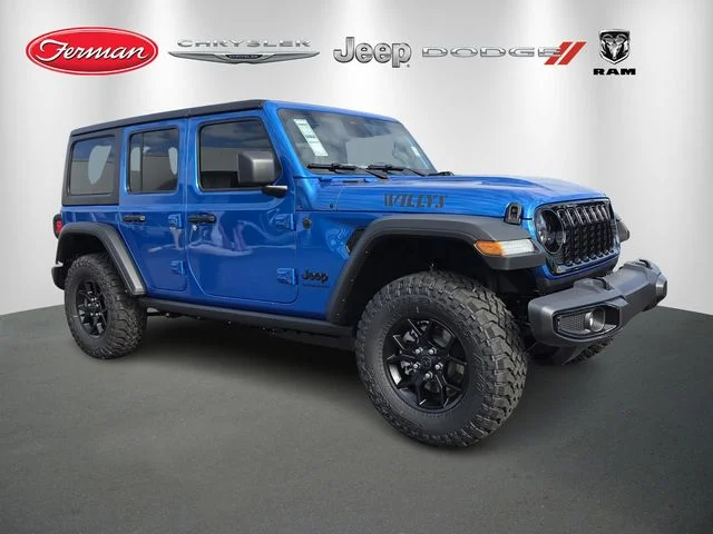 New 2026 Hydro Blue Pearl-Coat Exterior Paint Jeep Willys image 1