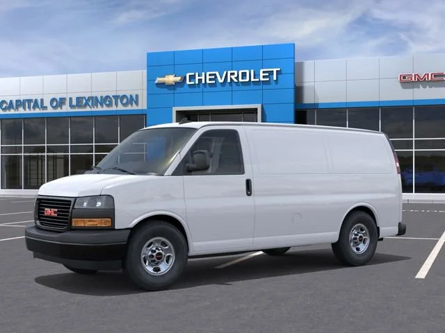 New 2026 Summit White GMC Work Van image 2