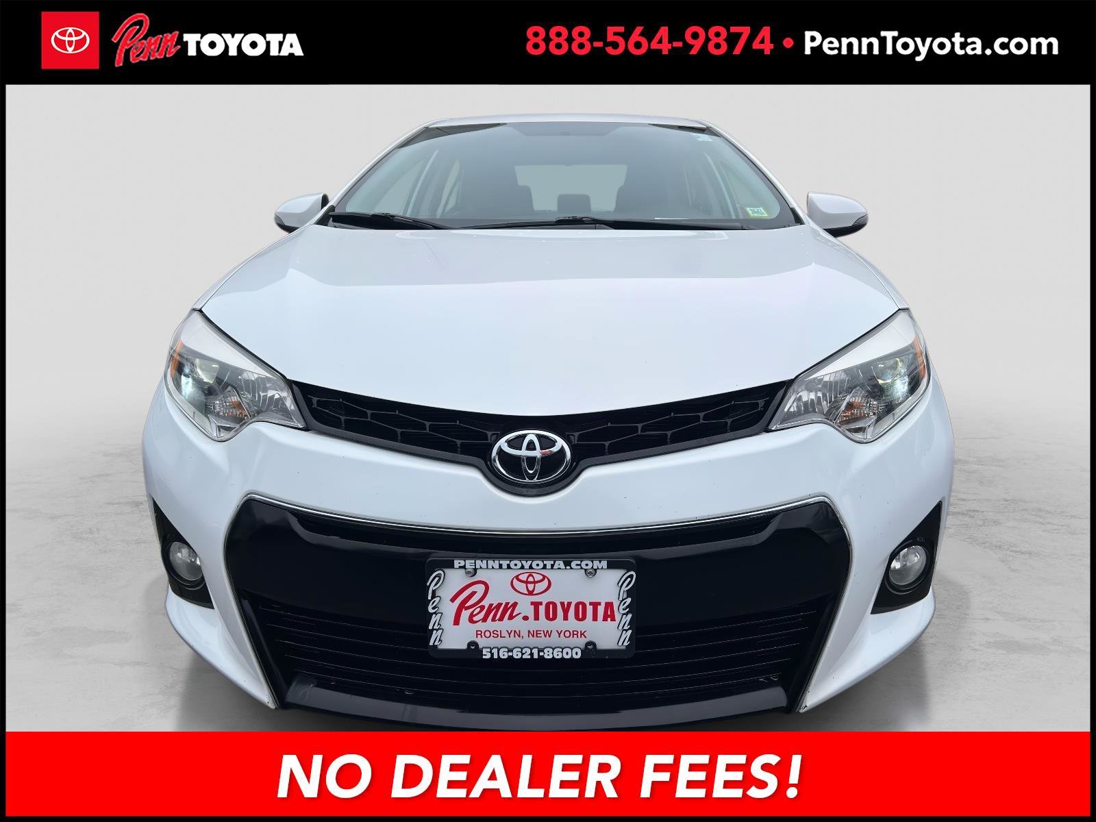 Used 2016 Toyota Corolla S Plus with VIN 2T1BURHE2GC510660 for sale in Greenvale, NY