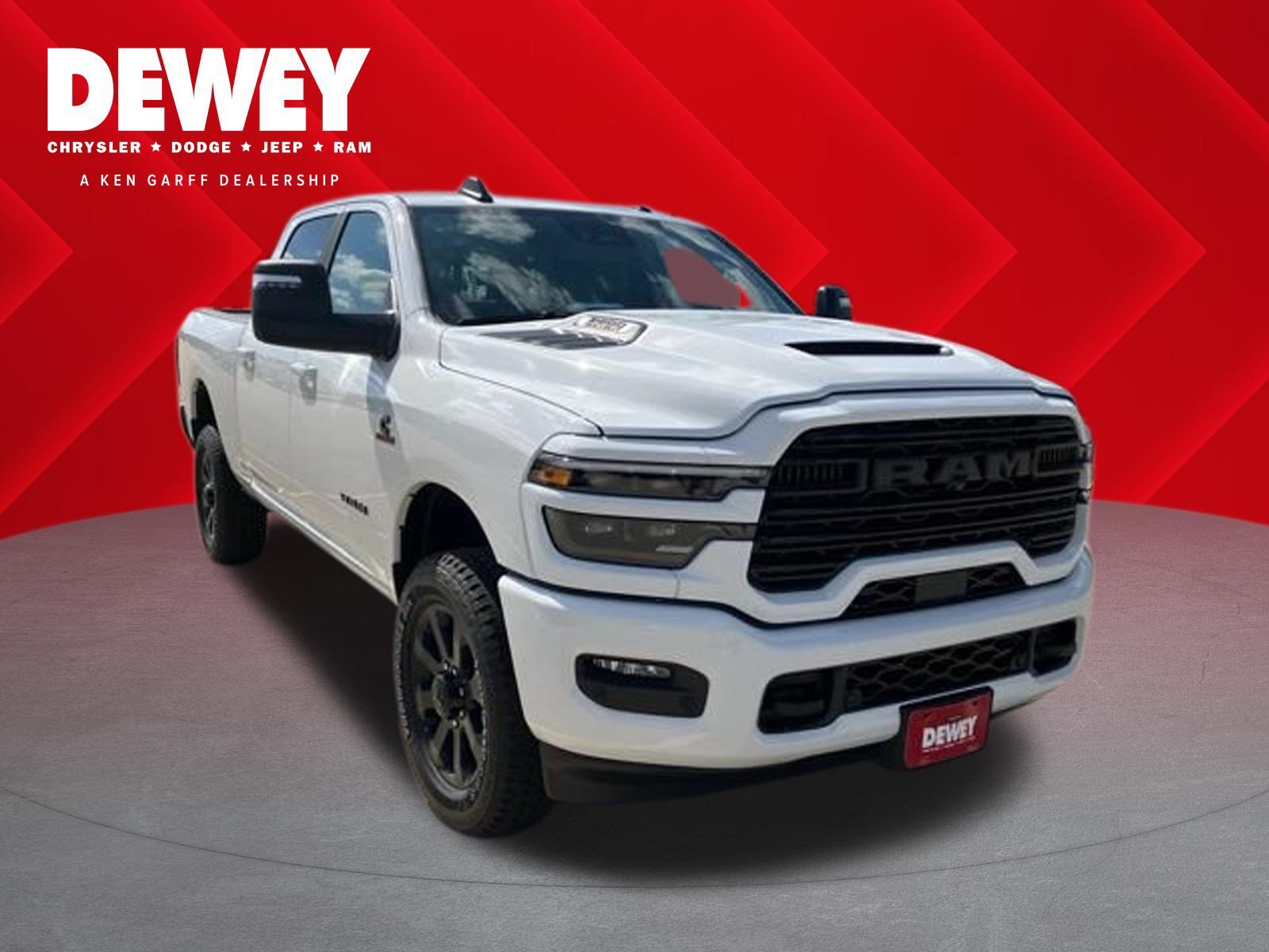 New 2026 Bright White Clear-Coat Exterior Paint RAM Laramie image 1