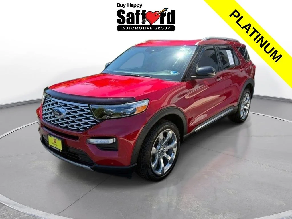 Used 2020 Red Ford Platinum image 1