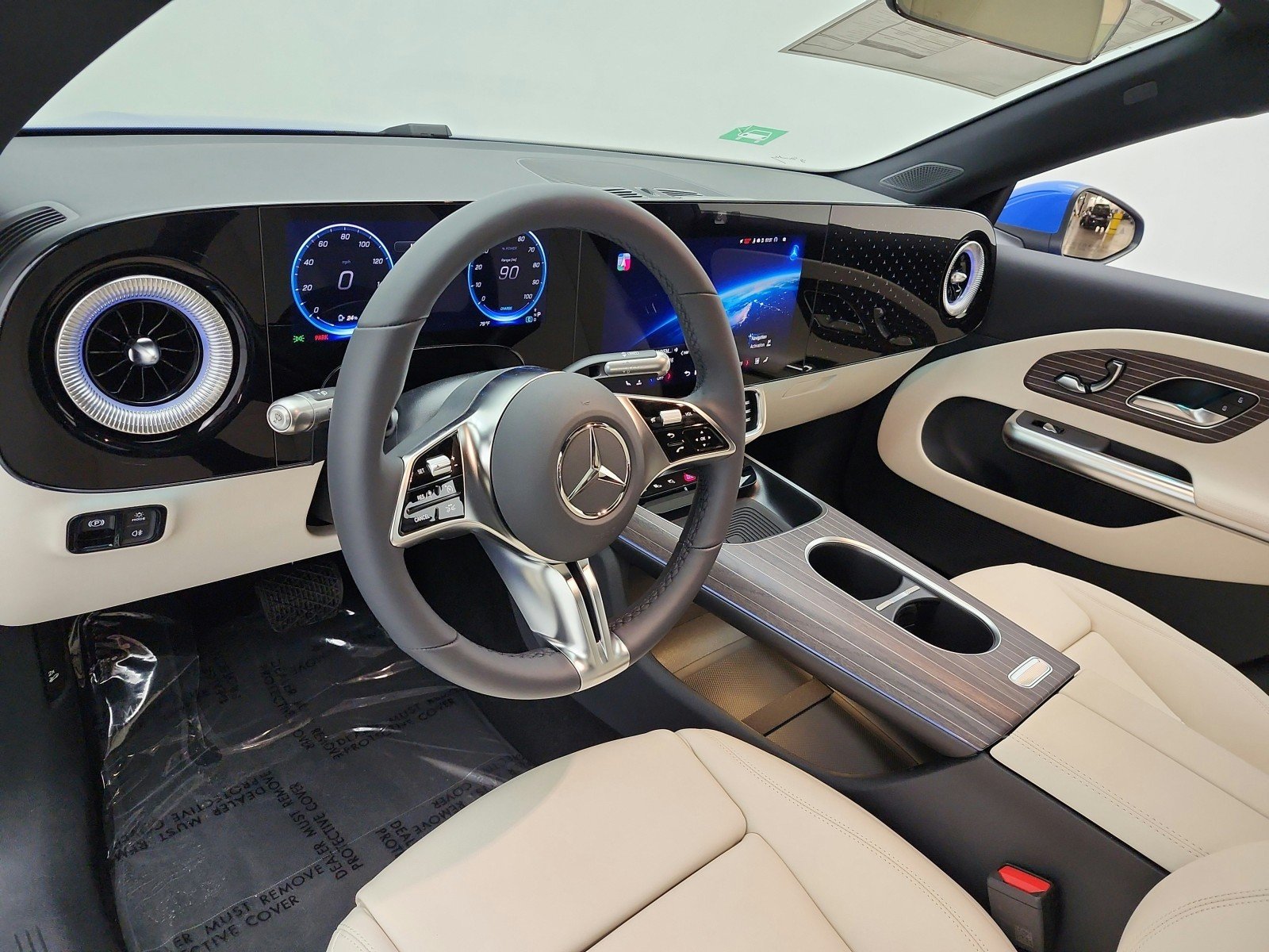 New 2027 Sky Blue Metallic Mercedes-Benz CLA 350 Electric image 9