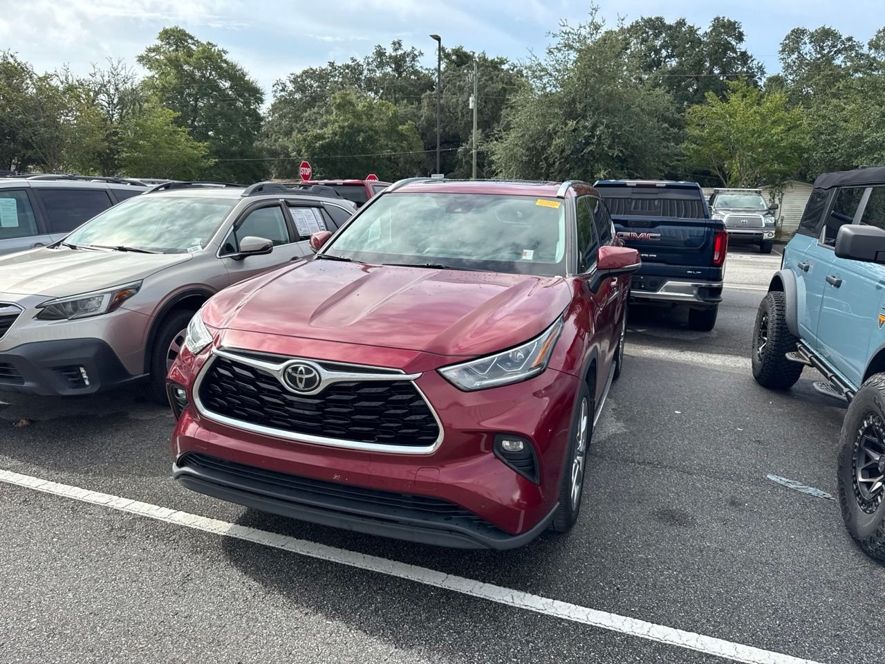 Used 2020 Red Toyota Limited image 1