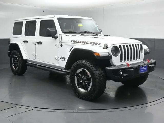 Certified Used 2019 White Jeep Unlimited Rubicon image 1