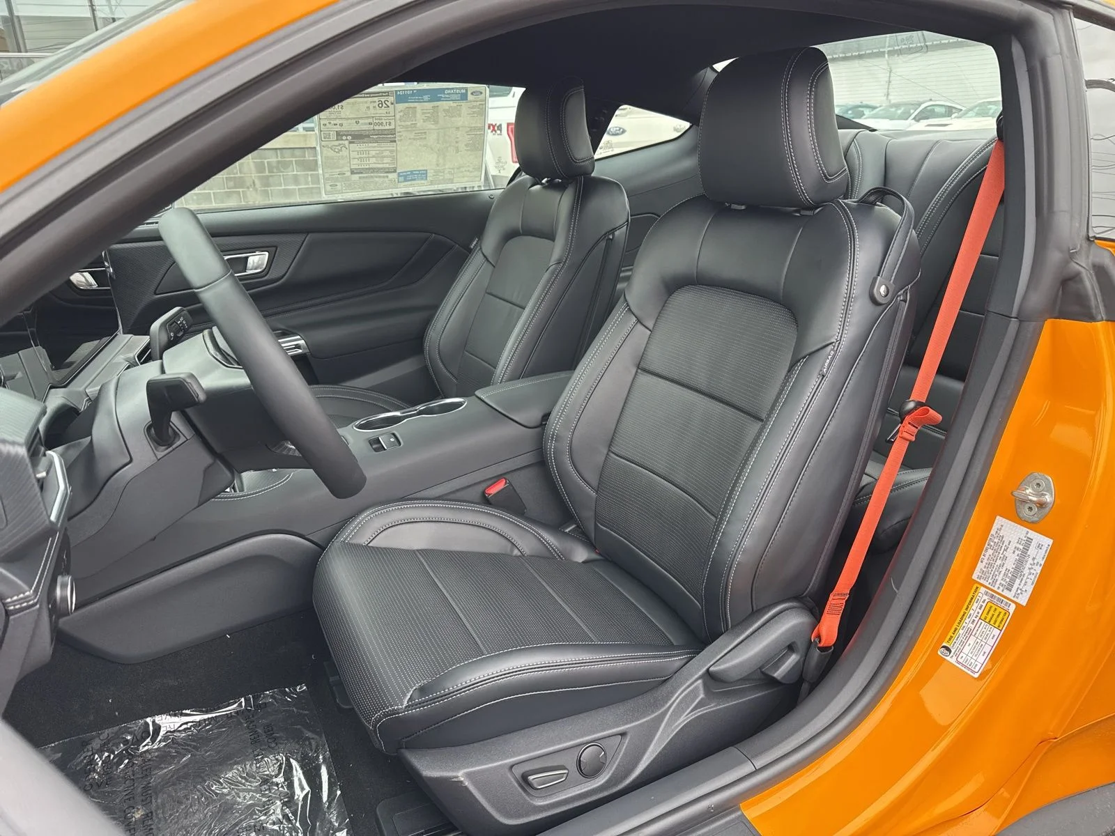 New 2026 Orange Fury Metallic Tri-coat Ford EcoBoost® Premium Fastback image 2