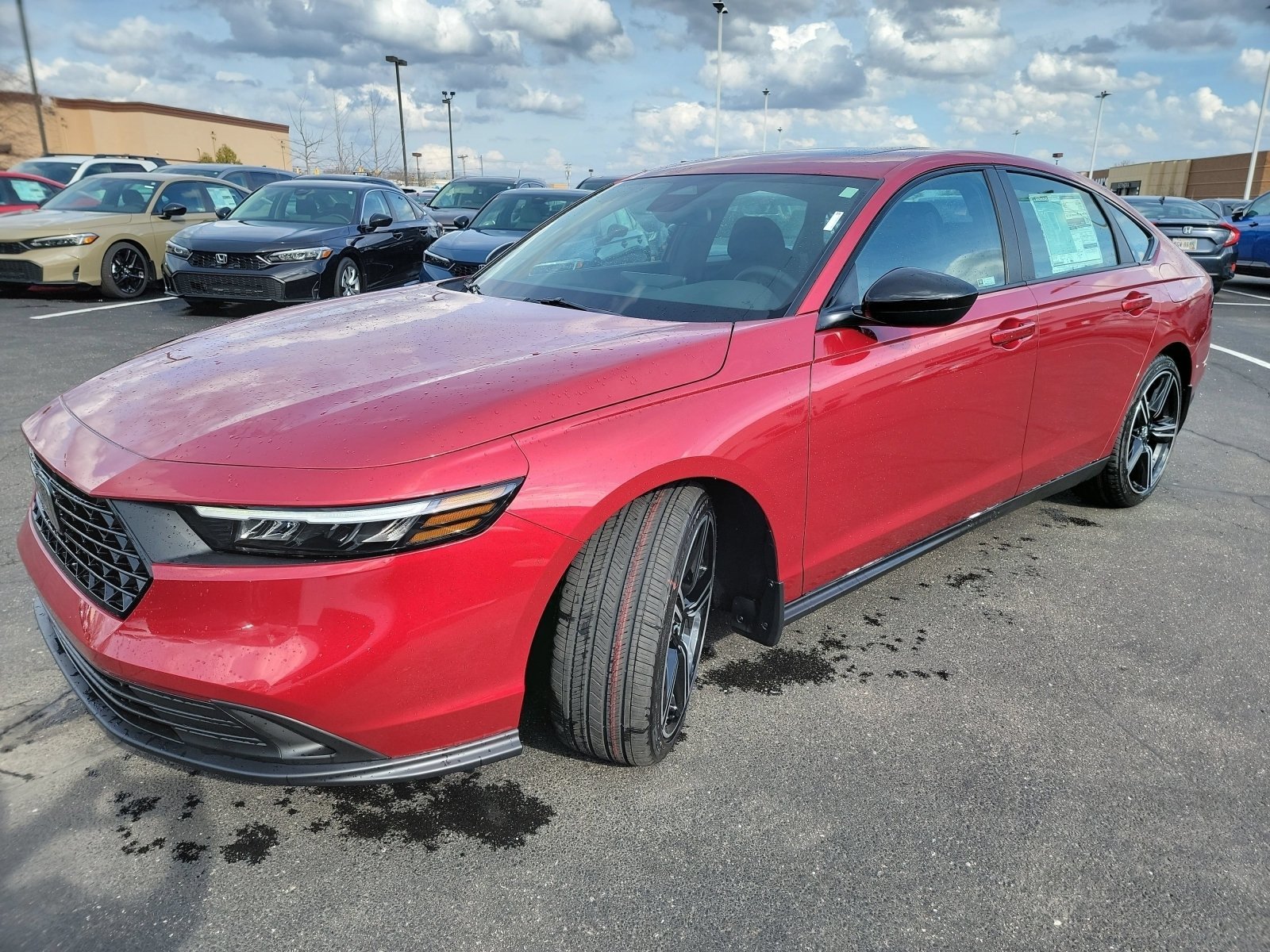 New 2026 Radiant Red Metallic Honda Sport image 3