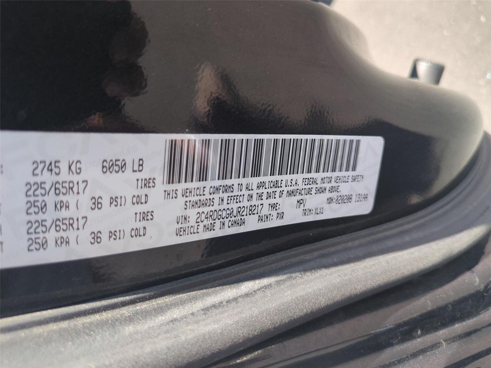 Used 2018 Black Onyx Crystal Pearlcoat Dodge SXT image 53