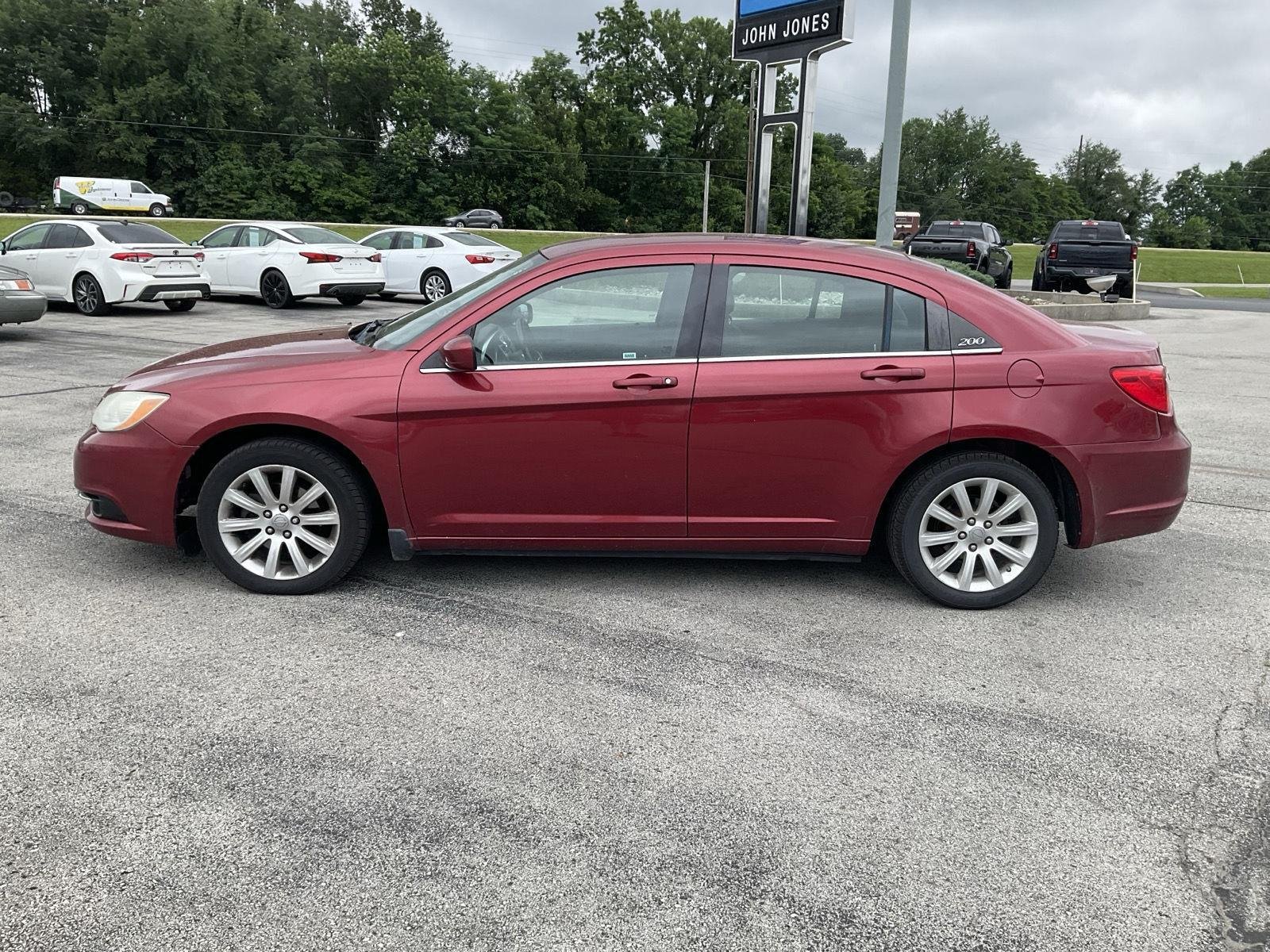 Used 2011 Deep Cherry Red Crystal Pearl Chrysler Touring image 4