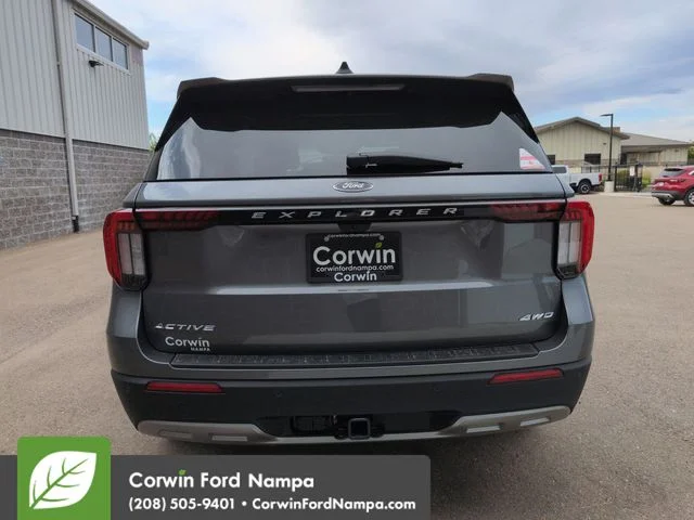 New 2026 Carbonized Gray Metallic Ford Active image 4