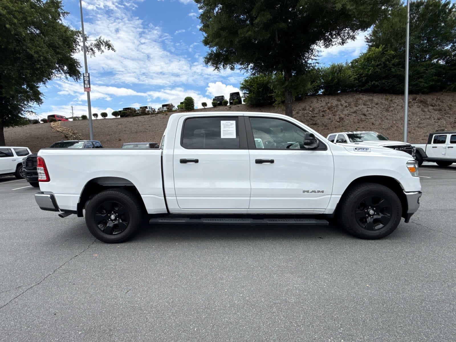 Used 2023 Bright White Clearcoat Ram Lone Star image 6