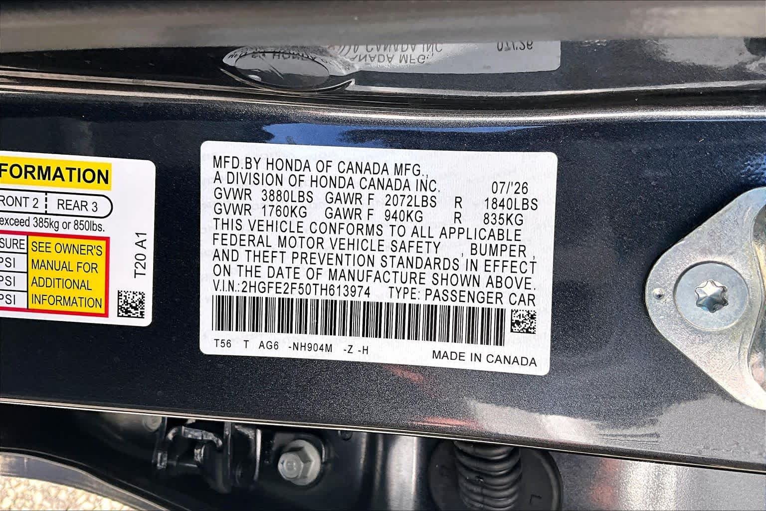 2026 Honda Civic Sport - Photo 34
