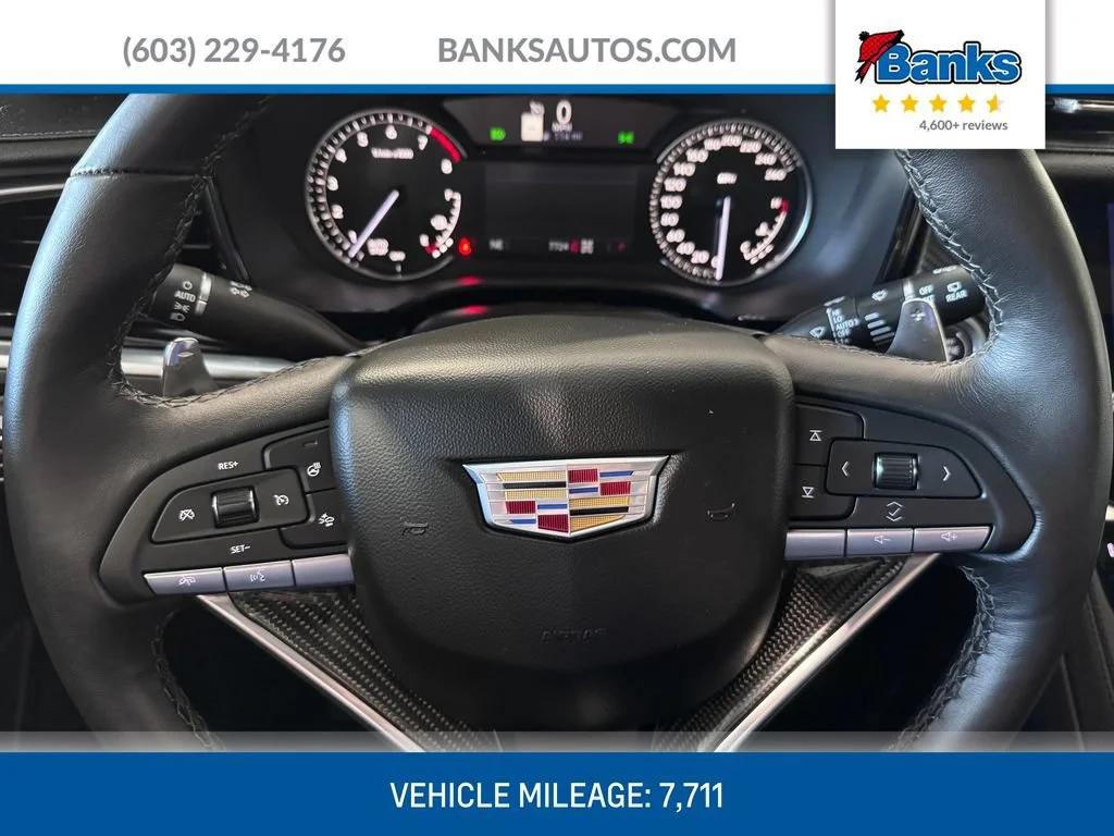 Certified Used 2025 Stellar Black Metallic Cadillac Sport image 14