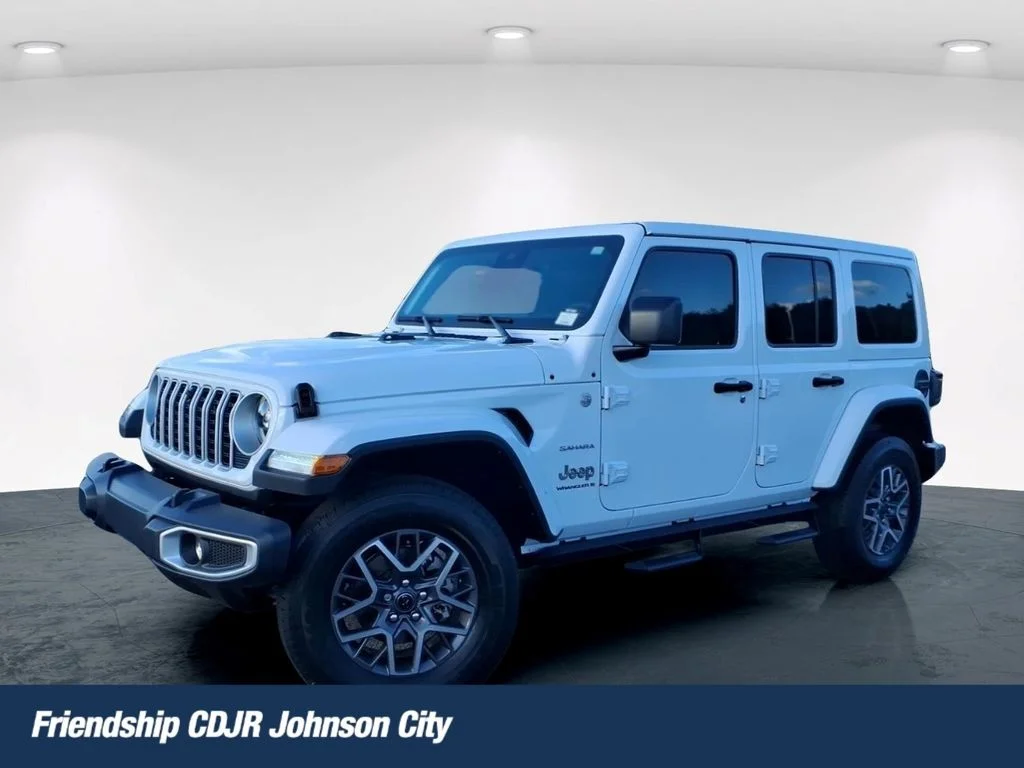 Used 2024 White Jeep Sahara image 1
