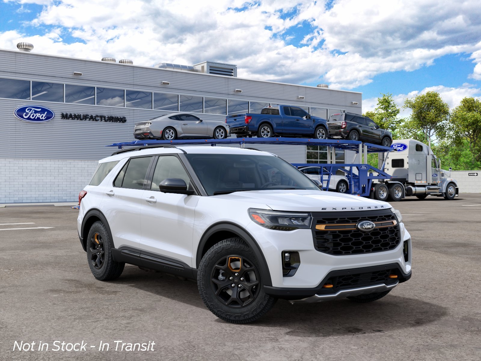 New 2027 White Metallic Ford Tremor image 1