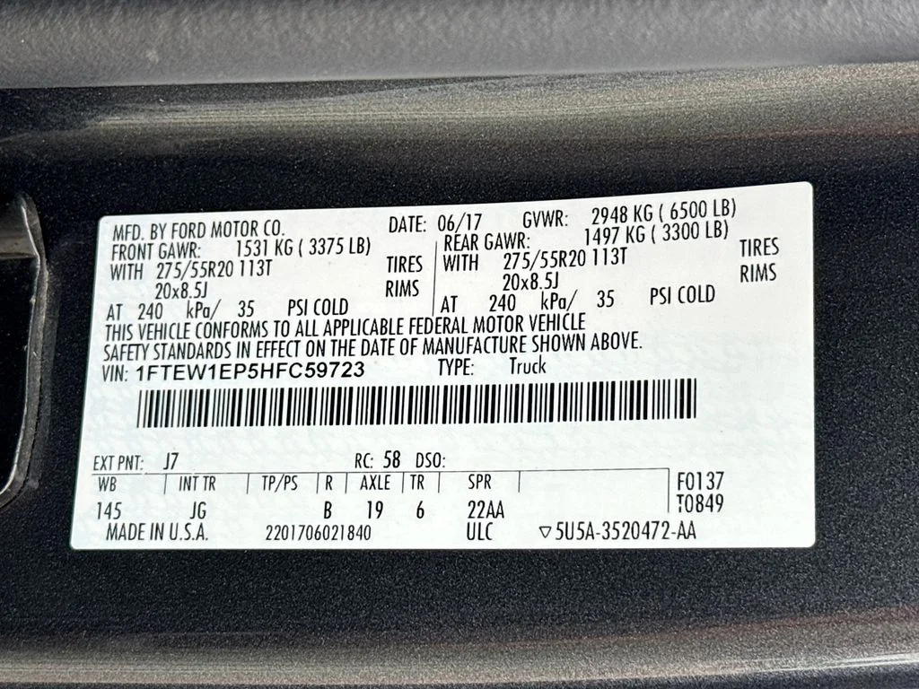 Certified Used 2017 Magnetic Metallic Ford XL image 23
