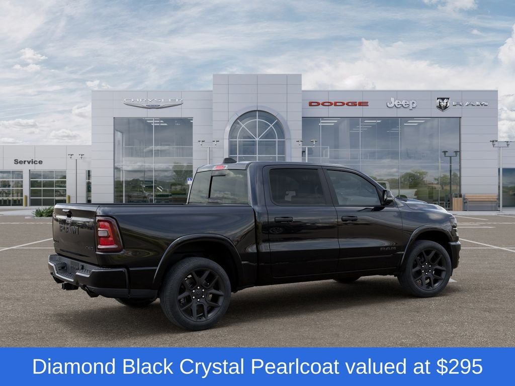 New 2026 Diamond Black Crystal Pearl-Coat Exterior Paint RAM Laramie image 4