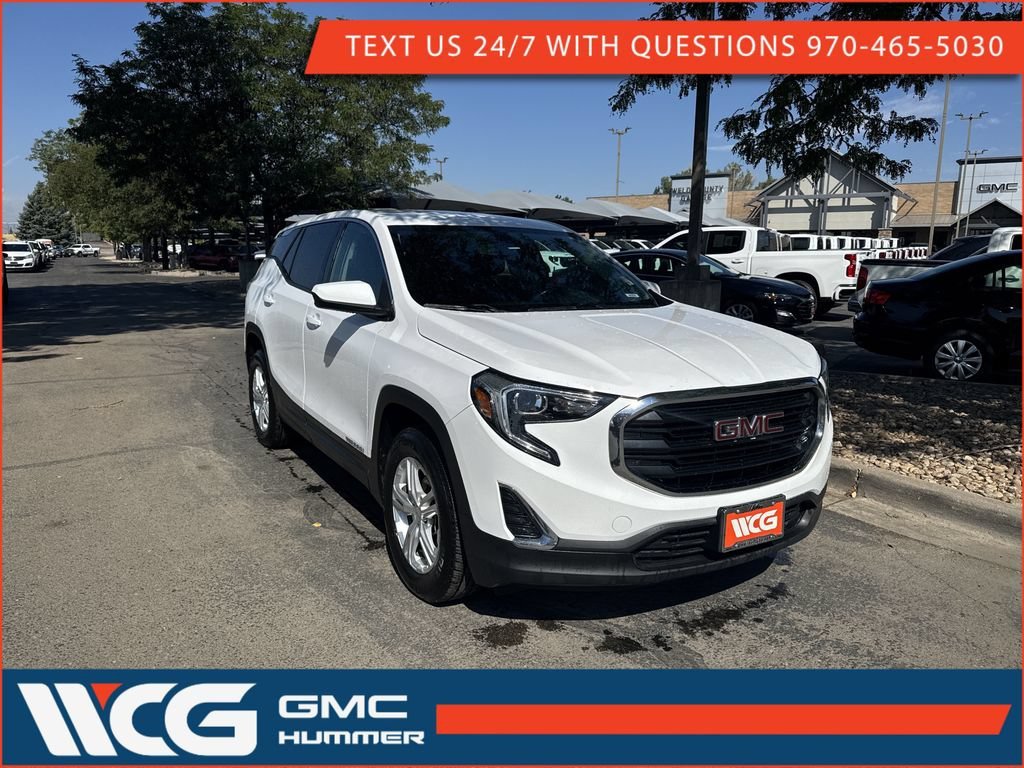 Used 2019 SUMMIT WHITE GMC SLE image 1