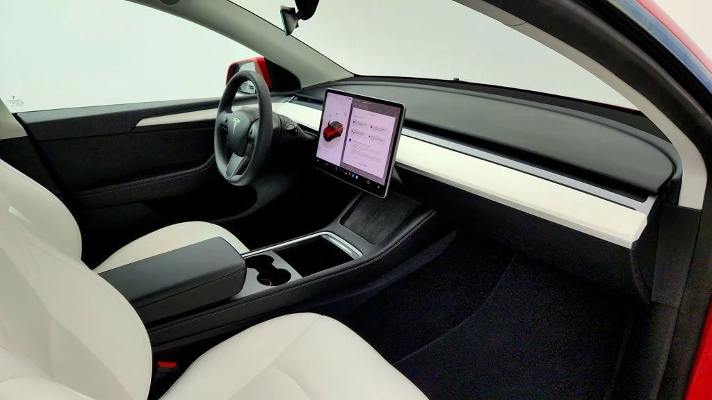 Used 2023 Red Multi-Coat Tesla Long Range AWD image 32