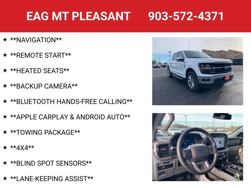 New 2026 Oxford White Ford XLT image 4