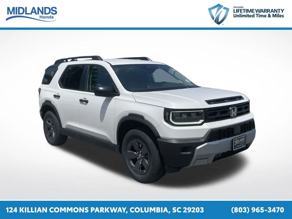 New 2026 Platinum White Pearl Honda RTL Towing image 1