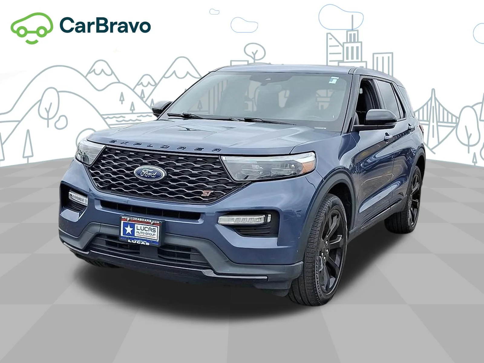 Used 2021 Blue Ford ST image 34