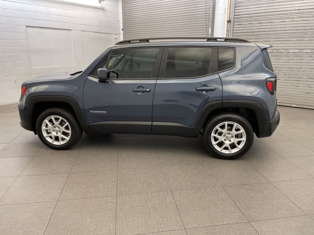 Certified Used 2021 Blue Jeep Latitude image 8