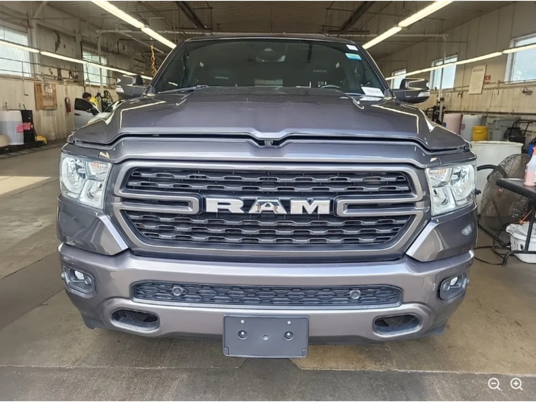 Used 2022 Granite Crystal Metallic Clearcoat Ram Big Horn image 5