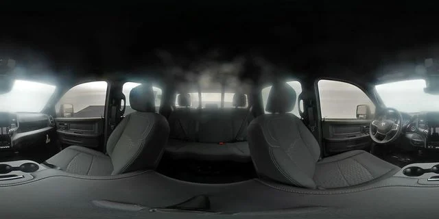 New 2026 Diamond Black Crystal Pearl-Coat Exterior Paint RAM Tradesman image 27