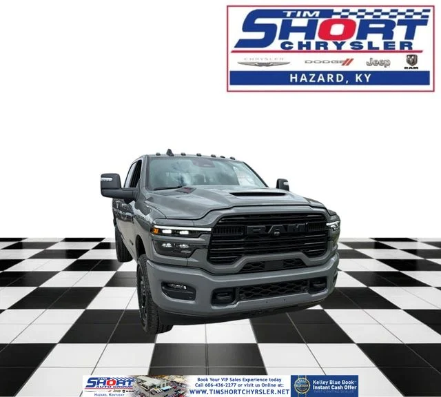 New 2026 Ceramic Gray Clear-Coat Exterior Paint RAM Laramie image 1