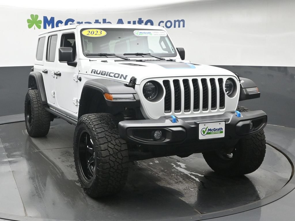 Used 2023 White Jeep Rubicon 4xe image 5