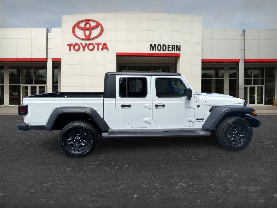 Used 2024 Bright White Clearcoat Jeep Sport image 4