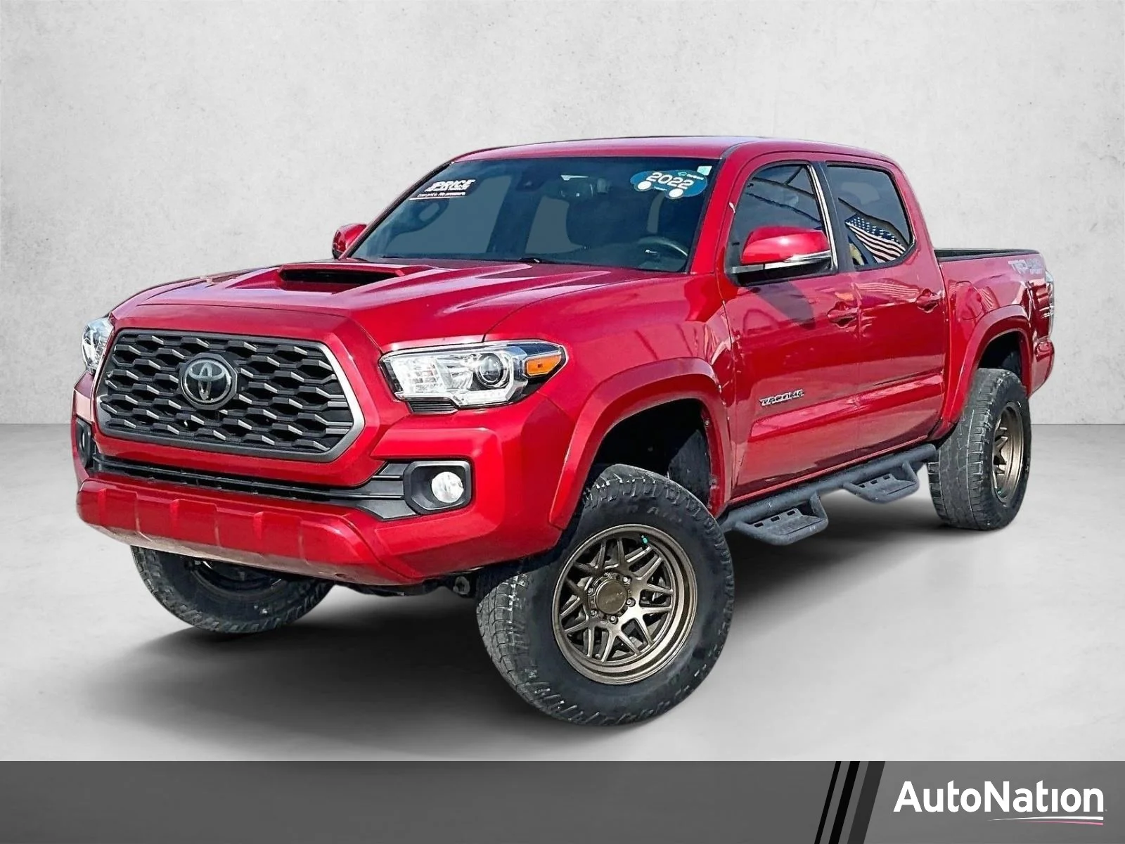 Used 2022 Barcelona Red Metallic Toyota TRD Sport image 1