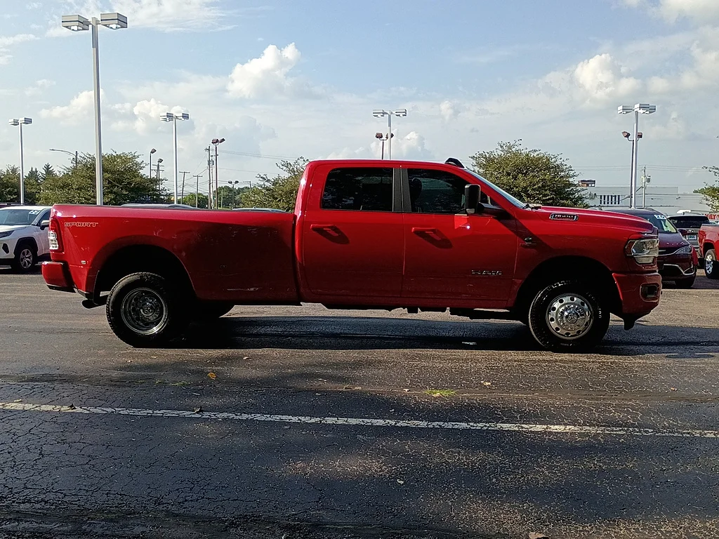 Used 2022 Flame Red Clear Coat Ram Lone Star image 2