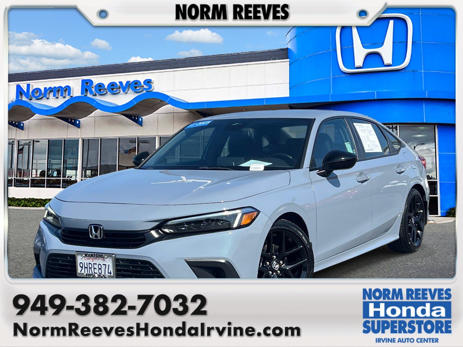 Certified Used 2023 Sonic Gray Pearl Honda Sport image 1