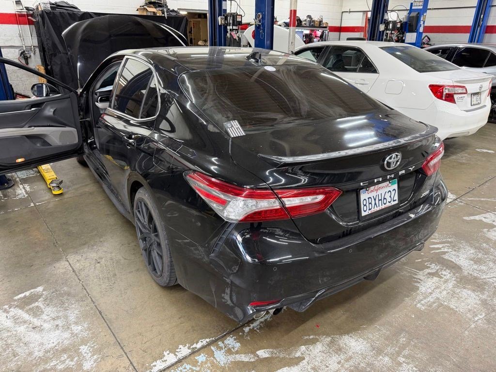 Used 2018 Midnight Black Metallic Toyota XSE V6 image 1