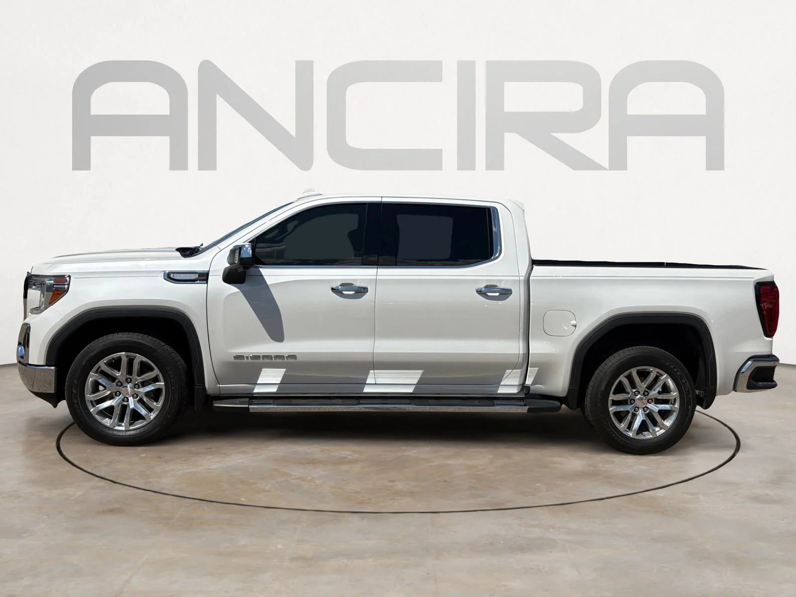 Used 2021 White Frost Tricoat GMC SLT image 7