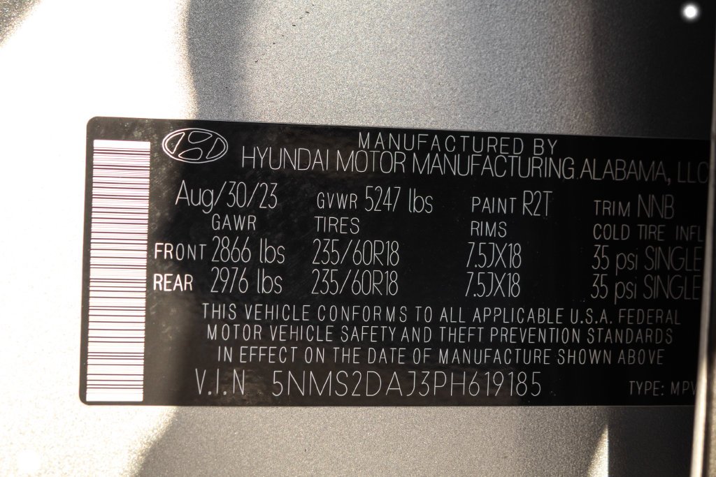 Used 2023 Silver Hyundai SEL image 37