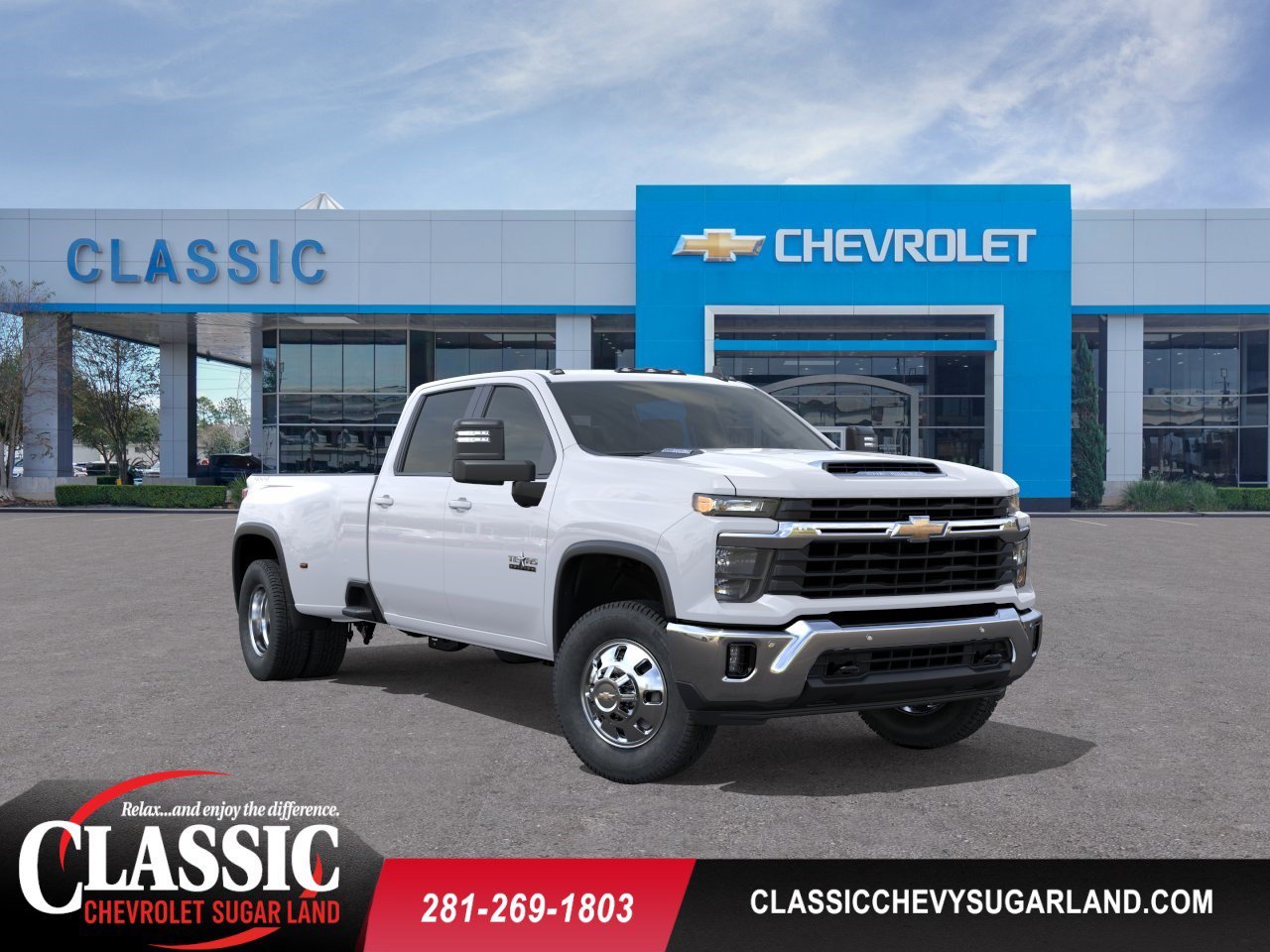 2026 Chevrolet Silverado 3500 HD LT DRW White at Classic Elite Chevrolet Hwy 6