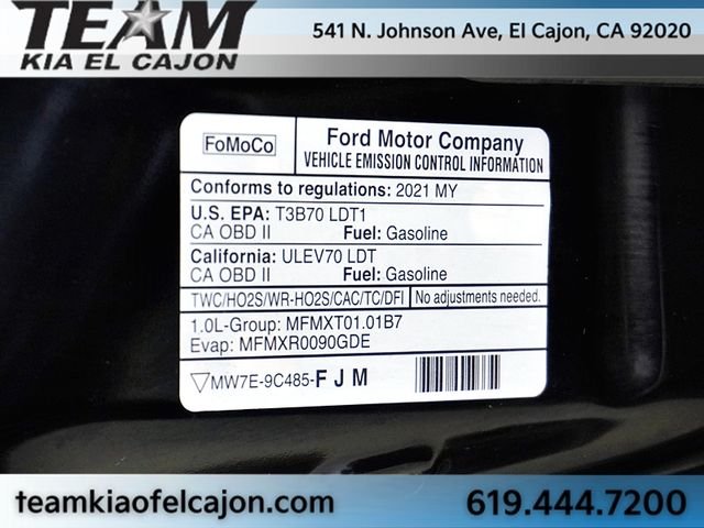 Used 2021 Black Ford Titanium image 38