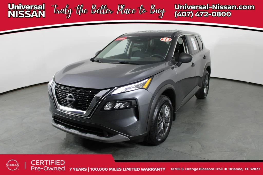 Certified Used 2023 Gray Nissan S image 1