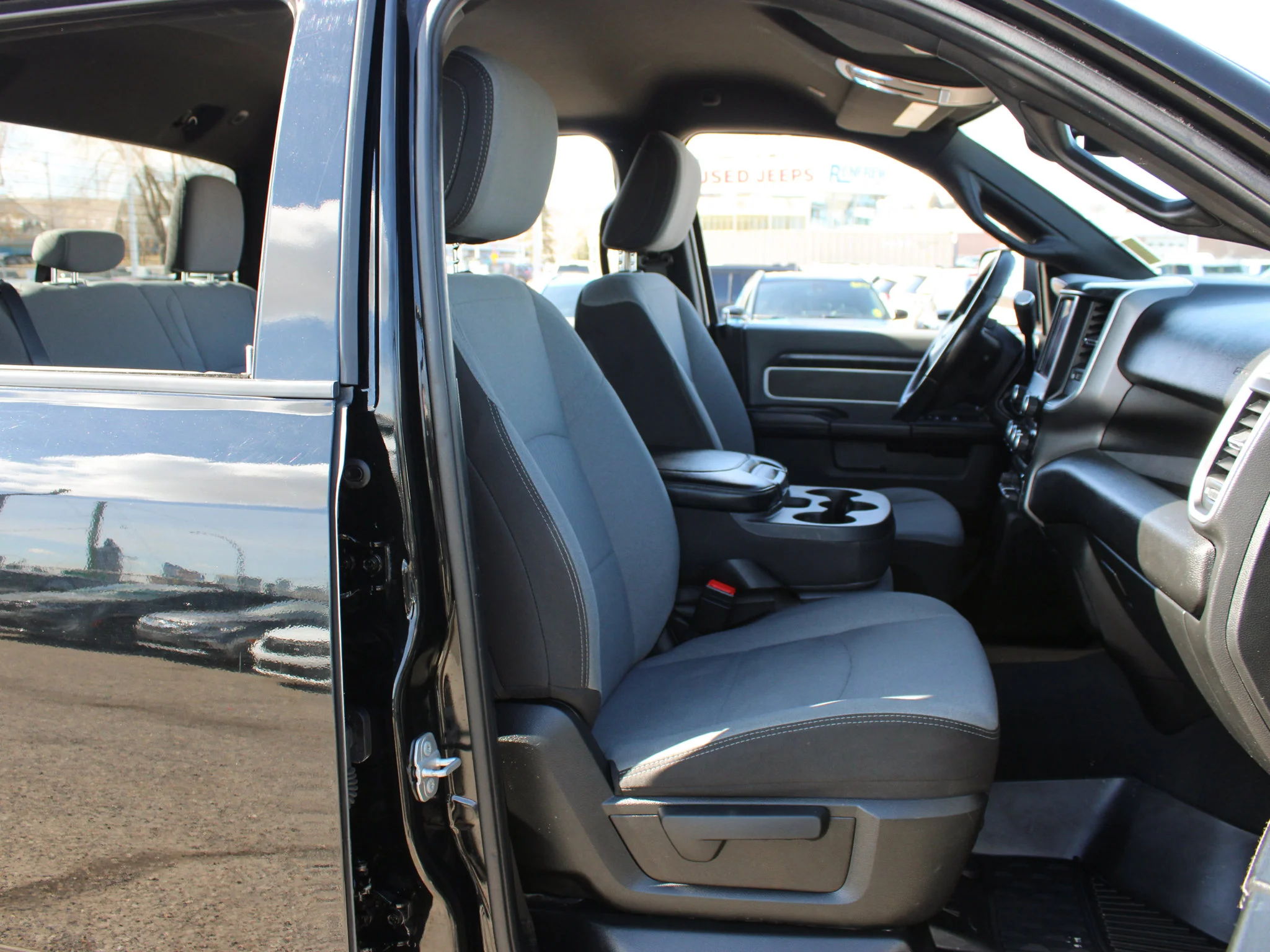 Certified Used 2022 Black RAM Big Horn * Cummins Diesel | Apple CarPlay | Remote Start | Protection Group | Backup Camera image 16