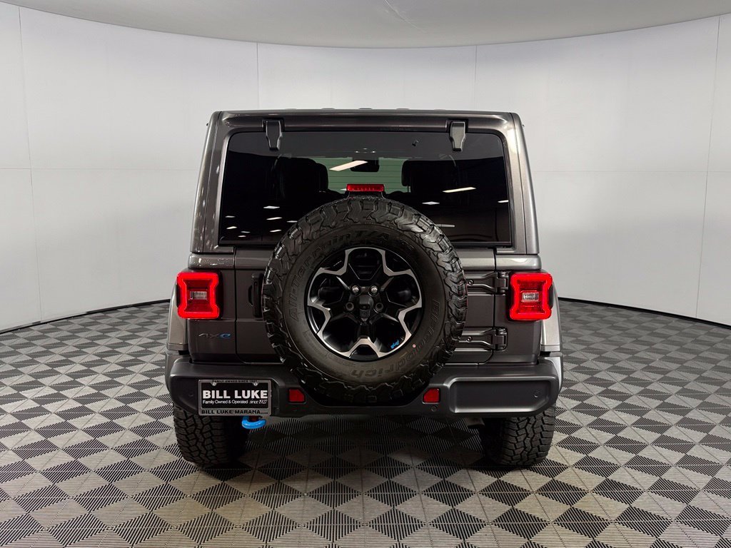 Certified Used 2022 Gray Jeep Unlimited Rubicon 4xe image 9