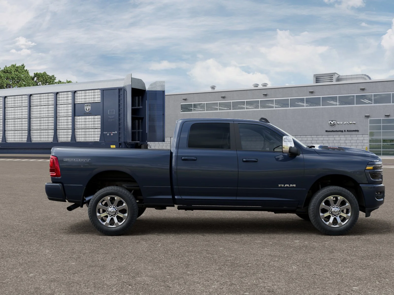 New 2026 Forged Blue Metallic Exterior Paint RAM LARAMIE image 12