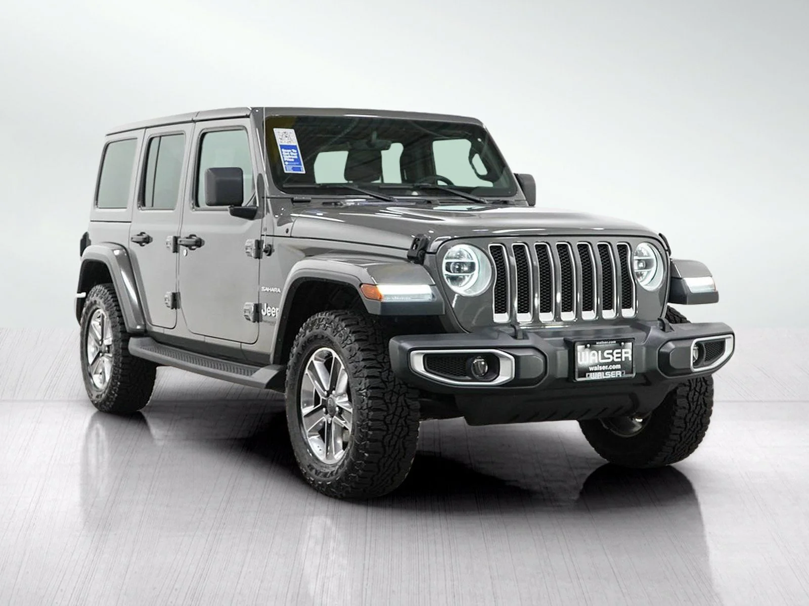 Used 2019 Sting-Gray Clearcoat Jeep Unlimited Sahara image 7