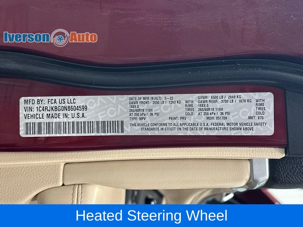Used 2022 Red Jeep Limited image 14